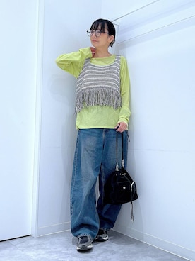 「LAKOLE（ラコレ）のアイテム」を使った、あおき@LAKOLE海老名さん（レディース・156cm）の春コーディネート