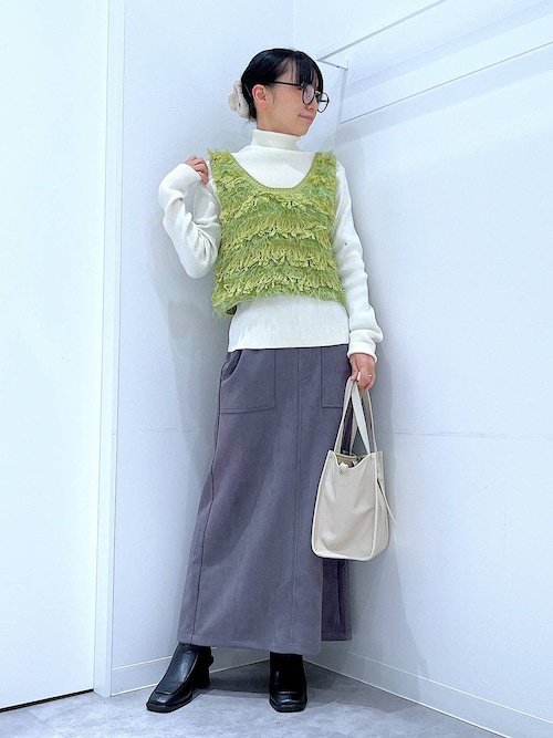 セール】12ゲージリブタートルニットプルオーバー / 634869（ニット