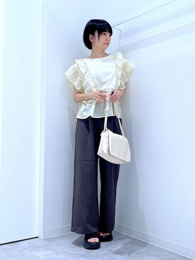 あおき@LAKOLE海老名さん（レディース・156cm）の夏コーディネート