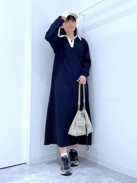 あおき@LAKOLE海老名さん(レディース・156cm)の春コーディネート