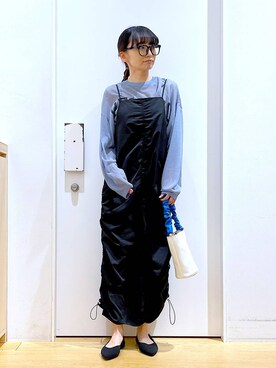 あおき@LAKOLE海老名さん（レディース・156cm）の春コーディネート