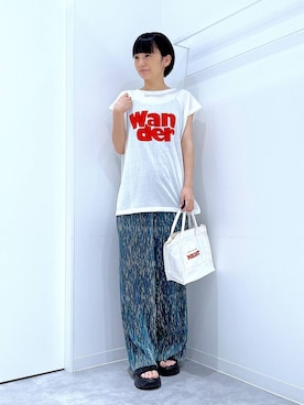 あおき@LAKOLE海老名さん（レディース・156cm）の夏コーディネート