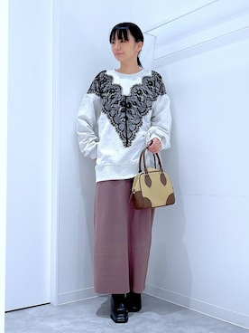 あおき@LAKOLE海老名さん（レディース・156cm）の秋コーディネート