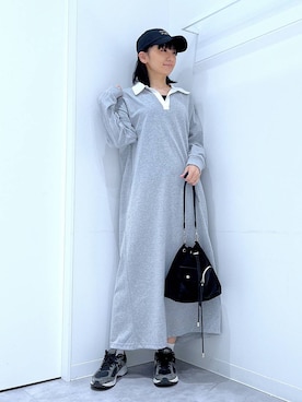 あおき@LAKOLE海老名さん(レディース・156cm)の春コーディネート