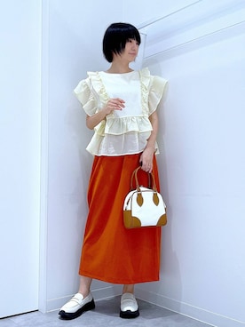 あおき@LAKOLE海老名さん（レディース・156cm）の秋コーディネート