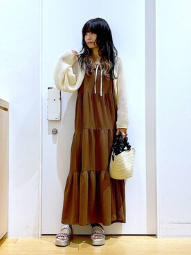 あおき@LAKOLE海老名さん(レディース・156cm)の夏コーディネート