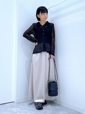 あおき@LAKOLE海老名さん（レディース・156cm）の秋コーディネート