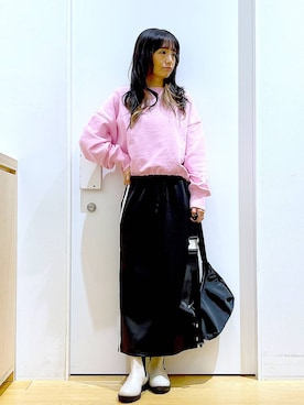 あおき@LAKOLE海老名さん（レディース・156cm）の春コーディネート