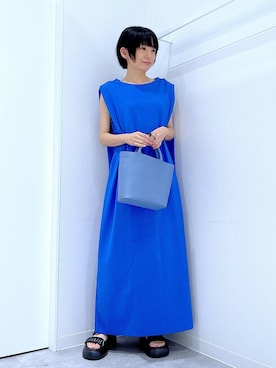 あおき@LAKOLE海老名さん（レディース・156cm）の夏コーディネート