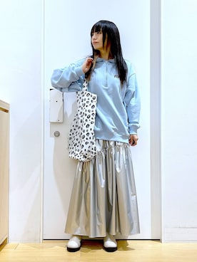 あおき@LAKOLE海老名さん(レディース・156cm)の春コーディネート