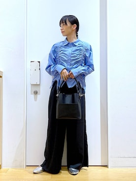 あおき@LAKOLE海老名さん（レディース・156cm）の秋コーディネート