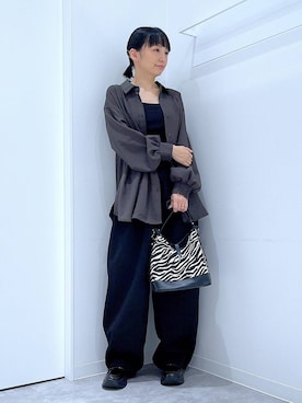 あおき@LAKOLE海老名さん（レディース・156cm）の秋コーディネート