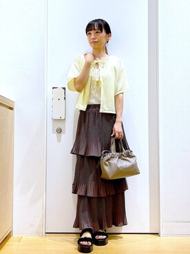 あおき@LAKOLE海老名さん(レディース・156cm)の秋コーディネート