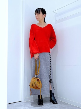 あおき@LAKOLE海老名さん（レディース・156cm）の秋コーディネート