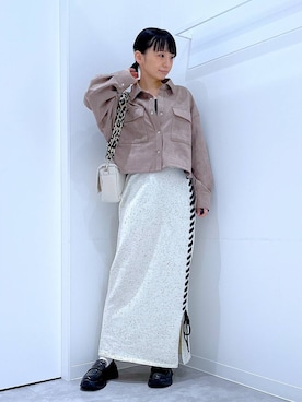 あおき@LAKOLE海老名さん（レディース・156cm）の秋コーディネート