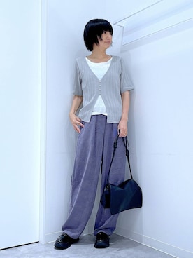 あおき@LAKOLE海老名さん（レディース・156cm）の秋コーディネート