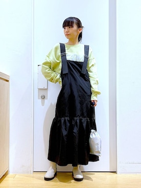 あおき@LAKOLE海老名さん（レディース・156cm）の冬コーディネート