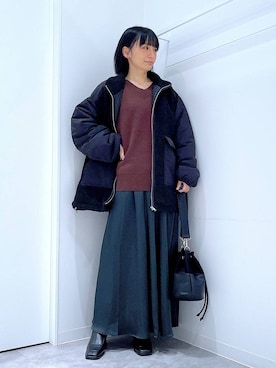 「LAKOLE（ラコレ）のアイテム」を使った、あおき@LAKOLE海老名さん（レディース・156cm）の秋コーディネート