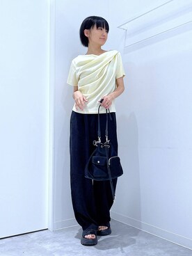 あおき@LAKOLE海老名さん（レディース・156cm）の夏コーディネート