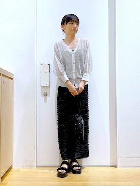 あおき@LAKOLE海老名さん（レディース・156cm）の夏コーディネート