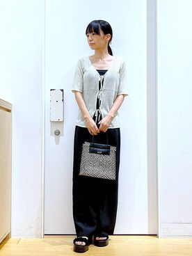 あおき@LAKOLE海老名さん（レディース・156cm）の夏コーディネート