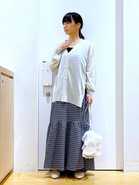 あおき@LAKOLE海老名さん(レディース・156cm)の春コーディネート