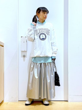 あおき@LAKOLE海老名さん(レディース・156cm)の春コーディネート