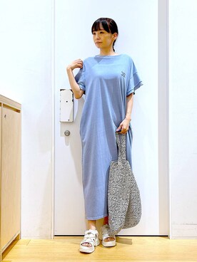 あおき@LAKOLE海老名さん(レディース・156cm)の夏コーディネート