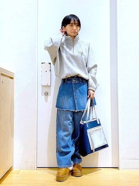 「LAKOLE（ラコレ）のアイテム（その他シューズ）」を使った、あおき@LAKOLE海老名さん（レディース・156cm）の秋コーディネート