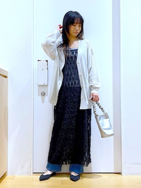 あおき@LAKOLE海老名さん（レディース・156cm）の夏コーディネート