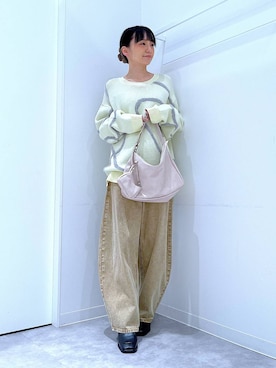 あおき@LAKOLE海老名さん（レディース・156cm）の冬コーディネート