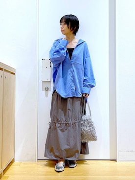 あおき@LAKOLE海老名さん(レディース・156cm)の秋コーディネート