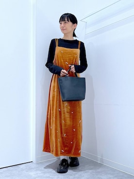 あおき@LAKOLE海老名さん（レディース・156cm）の秋コーディネート