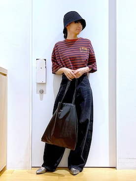 あおき@LAKOLE海老名さん(レディース・156cm)の夏コーディネート