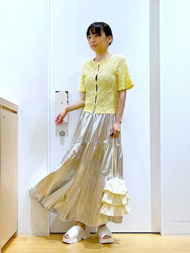 あおき@LAKOLE海老名さん（レディース・156cm）の夏コーディネート