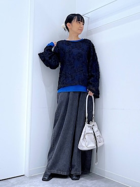 「LAKOLE（ラコレ）のアイテム（ブーツ）」を使った、あおき@LAKOLE海老名さん（レディース・156cm）の春コーディネート