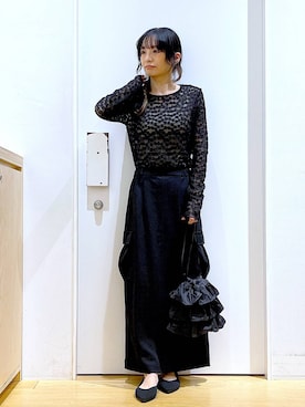 あおき@LAKOLE海老名さん(レディース・156cm)の春コーディネート