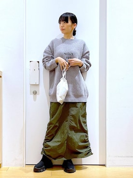 あおき@LAKOLE海老名さん(レディース・156cm)の冬コーディネート