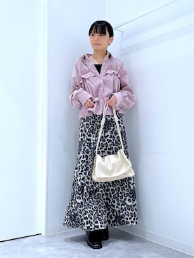 「LAKOLE（ラコレ）のアイテム」を使った、あおき@LAKOLE海老名さん（レディース・156cm）の秋コーディネート