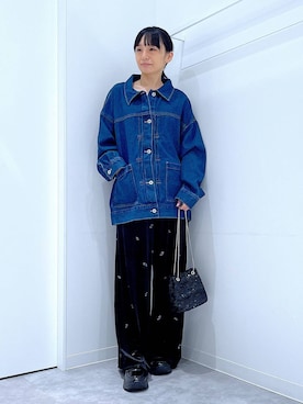 あおき@LAKOLE海老名さん（レディース・156cm）の秋コーディネート