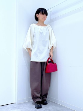 あおき@LAKOLE海老名さん（レディース・156cm）の秋コーディネート