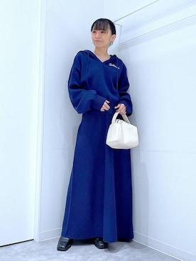 あおき@LAKOLE海老名さん（レディース・156cm）の冬コーディネート