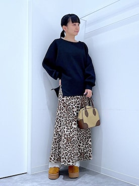 あおき@LAKOLE海老名さん（レディース・156cm）の秋コーディネート