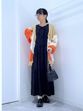 あおき@LAKOLE海老名さん（レディース・156cm）の秋コーディネート