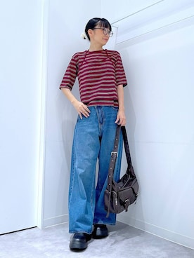 「LAKOLE（ラコレ）のアイテム」を使った、あおき@LAKOLE海老名さん（レディース・156cm）の秋コーディネート