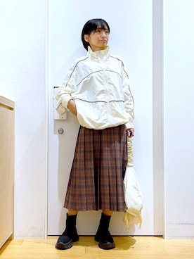 あおき@LAKOLE海老名さん（レディース・156cm）の秋コーディネート