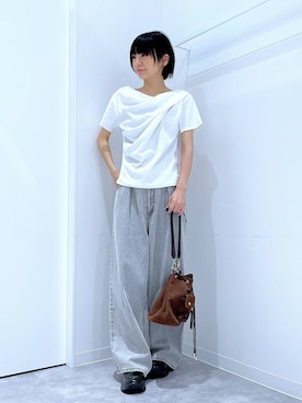 「LAKOLE（ラコレ）のアイテム」を使った、あおき@LAKOLE海老名さん（レディース・156cm）の秋コーディネート