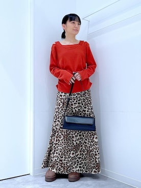 あおき@LAKOLE海老名さん（レディース・156cm）の秋コーディネート