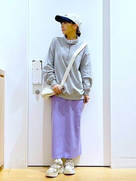 あおき@LAKOLE海老名さん（レディース・156cm）の春コーディネート