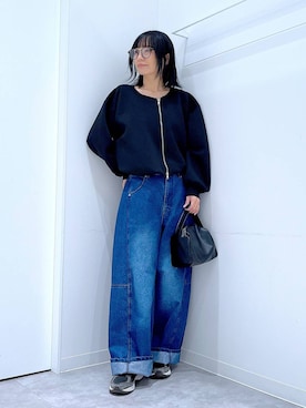 あおき@LAKOLE海老名さん（レディース・156cm）の春コーディネート